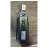 Ocean blue serenity hanging lamp glass