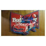 Metal Budweiser sign