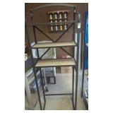 3 shelf over the toilet steel stand, no contents