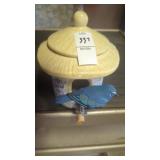 Vintage Teleflora ceramic hanging mushroom