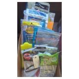 Box of vacuum bags, belts, & filters
