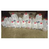 Large lot of clean empty plastic gallon jugs