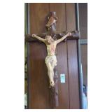 22" ceramic crucifix