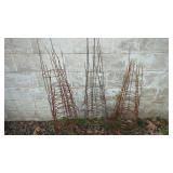 Lot of tomato cages