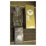 Swanky Badger whiskey decanter & whiskey balls