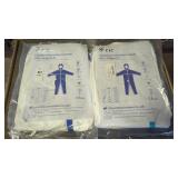 Pair of chemical protective coveralls XL