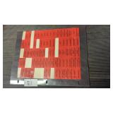 Vintage Star Wars decal sheet