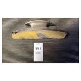 Vintage sterling nail buffer