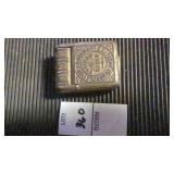 Antique German mailbox match safe