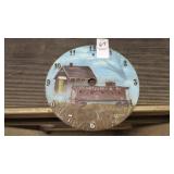 Hand painted saw blade by local artist, 7'