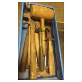 Lot of hammers and hatchets