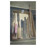 Lot of chisels