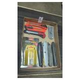 Lot of utility knives