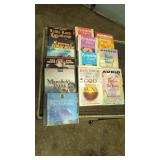 Lot of DVDS and audiobooks