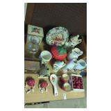 Lot of strawberry kitchen decor