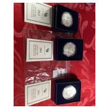 Three 2011 W American Eagles US mint box