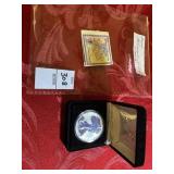 2004 hologram silver eagle with case