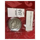 1887ï¿½0 Morgan Silver Dollar