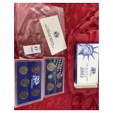 2002 United States mint proof, 10 coins