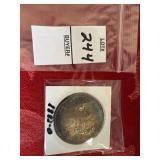 1883 O Morgan Dollar toned