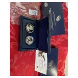 2012 S American Eagle two coin set rev proof box