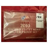 2010 S US mint silver proof set, unopened
