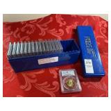 2008 P & D POS A&B 4 president, PCGS MS68 satin