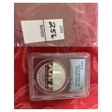 2010 W1 dollar disabled veteran PCGSPR70DCAM