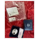 2008 ï¿½ W American Eagle Silver Dollar