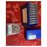 10 2005 P&D State quarters PCGS SP68 satin finish