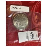 1902ï¿½0, Morgan Silver Dollar