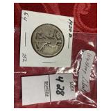 1920 D walking liberty silver half dollar