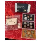 2011 US mint silver proof set, 14 coins