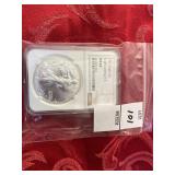 2021 American silver Eagle, eagle landing type