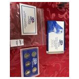 2004 US mint 50 state quarter proof set COA