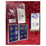 1999 US mint proof set COA