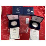 Three 2010 W American Eagles, US mint box