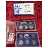 2005 United States mint proof, 11 coins