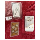 2013 US mint presidential $1 coin proof set