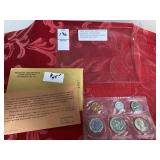 1963 US mint silver proof five coin set