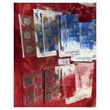 1999 uncirculated sets 3P and 3D, 54 coins total