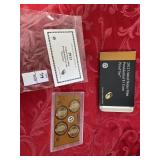 2012 US mint presidential $1 coin proof set