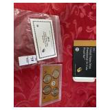 2011 US mint presidential $1 coin proof set