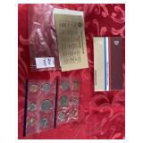 1984 US mint  P & D 10 coin set