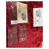 1988 US mint P & D 10 coin set