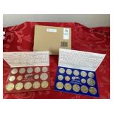2008 US mint uncirculated 28 coin set, P&D