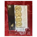 2013 P US mint president $1 four coin set,