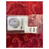 2018 American silver Eagle NGC, MS69, early