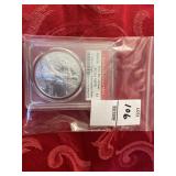 2020 S American silver Eagle PCGS, MS70,