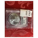 2018 Silver Eagle PCGS MS69 FS flag label